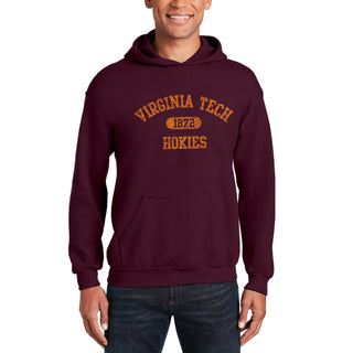 Virginia Tech Athletic Arch Hoodie - Maroon