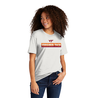 Virginia Tech Split Bar NLA T-Shirt - White