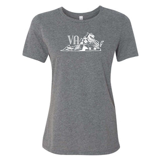 Virginia Nature Womens Relaxed Fit CVC T-Shirt - Deep Heather