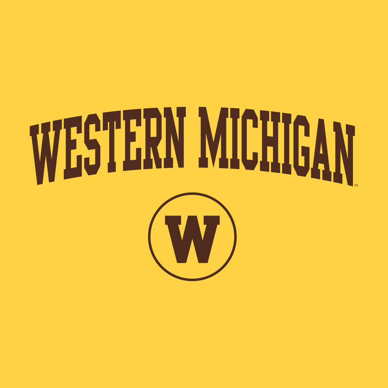 Western Michigan Arch Logo Hoodie - Yellow