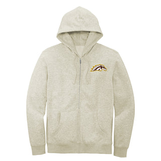 WMU LC EMB VIT Zip Hoodie - Oatmeal Heather