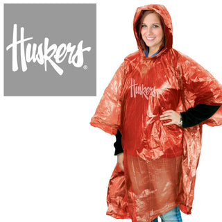 Nebraska Cornhuskers Rain Poncho