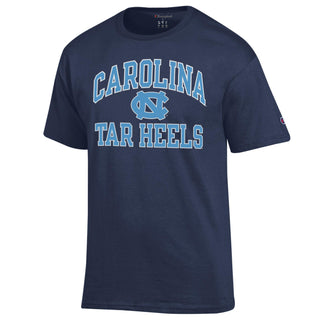 Champion Carolina Arch Over Tar Heels Basic T-Shirt - Navy