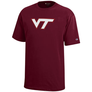 Virginia Tech VT Logo Basic Youth T-Shirt - Maroon