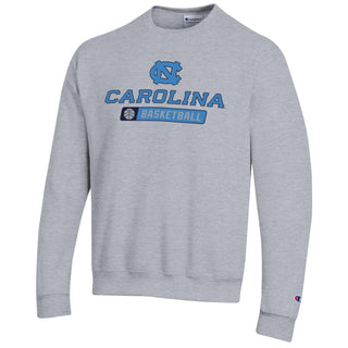 Champion UNC Basketball - Heather Gray Powerblend Crew