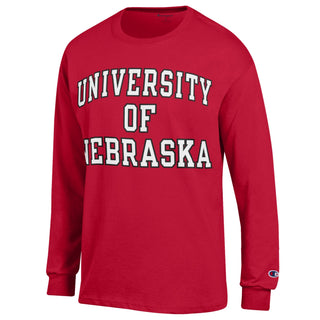 University of Nebraska Champion Basic Long Sleeve - Scarlet