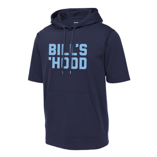 Bill's Hood Short Sleeve Hoodie - Navy