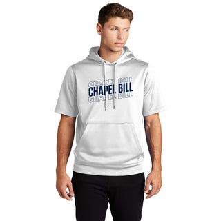 Chapel Bill Short Sleeve Hoodie - White