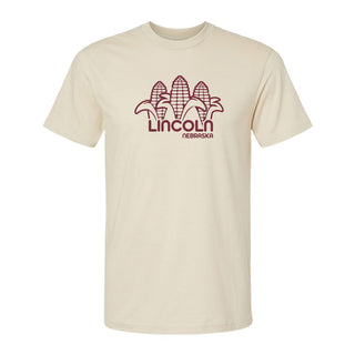 Lincoln Corn AA CVC T-Shirt - Heather Bone