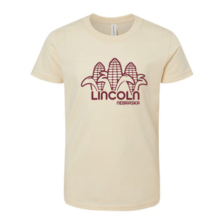 Lincoln Corn Youth Jersey T-Shirt - Soft Cream