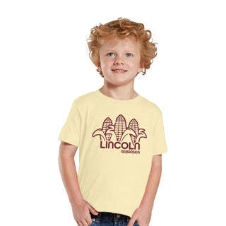 Lincoln Corn Toddler T-Shirt - Butter