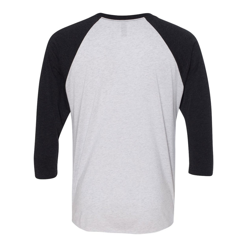 MI Local 3/4 Sleeve Raglan T-Shirt - Heather White/Vintage Black