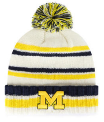 47 Brand Michigan Wolverines Youth Natural Driftway 47 Cuff Knit