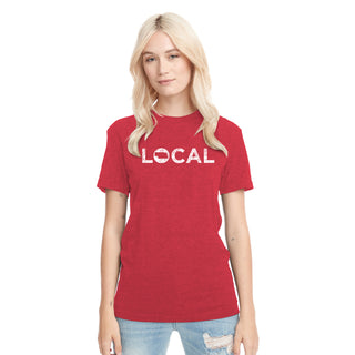 Nebraska Local Triblend T-Shirt - Vintage Red