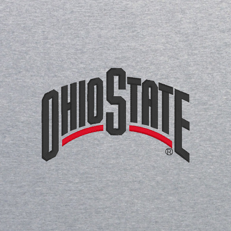 Ohio State Snap Shacket - Heather Grey