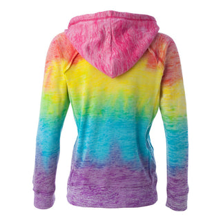 Original Sconnie Arch Tie Dye Hood - Rainbow Stripe