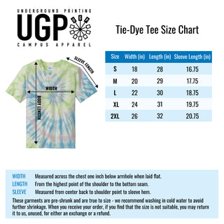 Motown WV Tie-Dye Tee - Pastel Rainbow