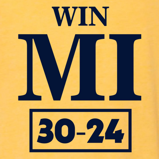 Win MI - Yellow Gold Triblend