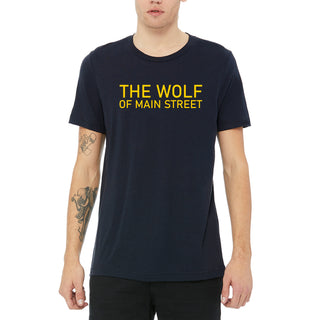 Danny Wolf - The Wolf of Main Street Triblend T-Shirt - Solid Navy