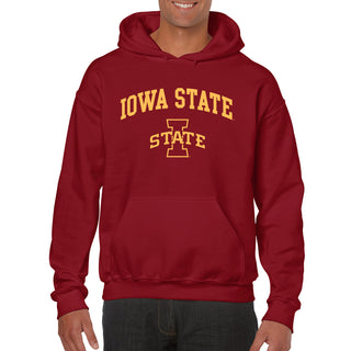 Iowa State University Cyclones Arch Logo Hoodie - Cardinal