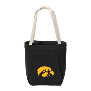 Iowa Tigerhawk Core Fleece Sweatshirt Tote - Jet Black