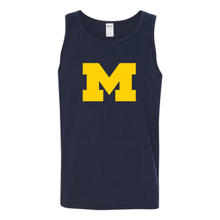 University of Michigan Wolverines Primary Logo Tank Top - Navy