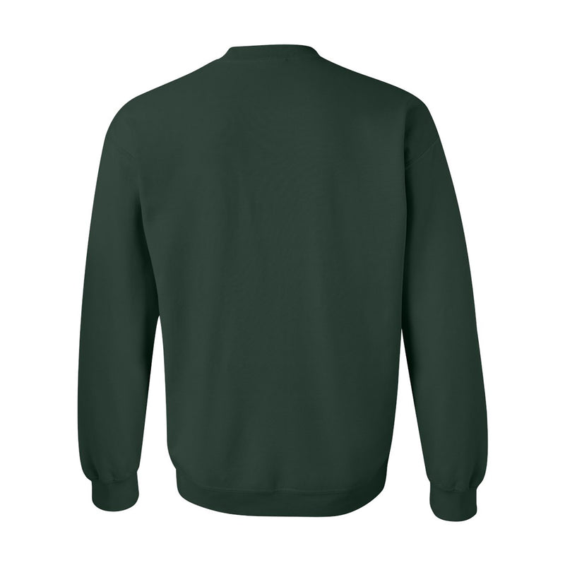 Eastern Michigan University Eagles Basic Block Crewneck - Forest