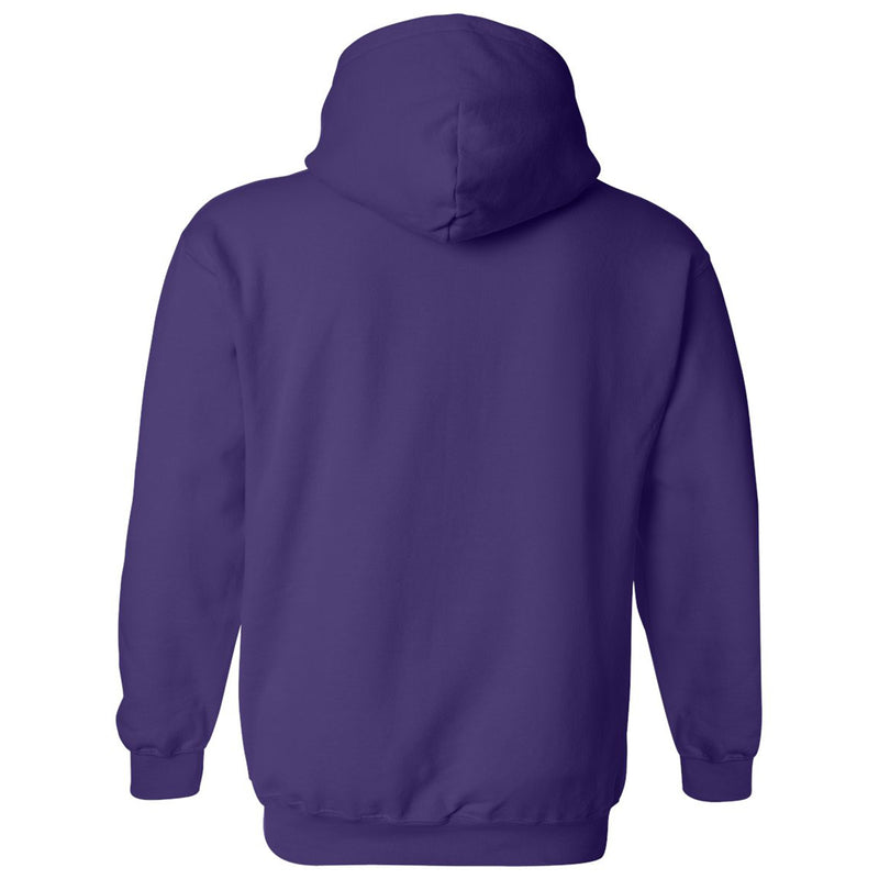 University of Northern Iowa Panthers Wrestling Slant Heavy Blend Hoodie - Purple