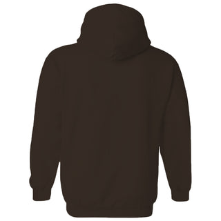 Western Michigan Athletic Arch Hoodie - Dark Chocolate