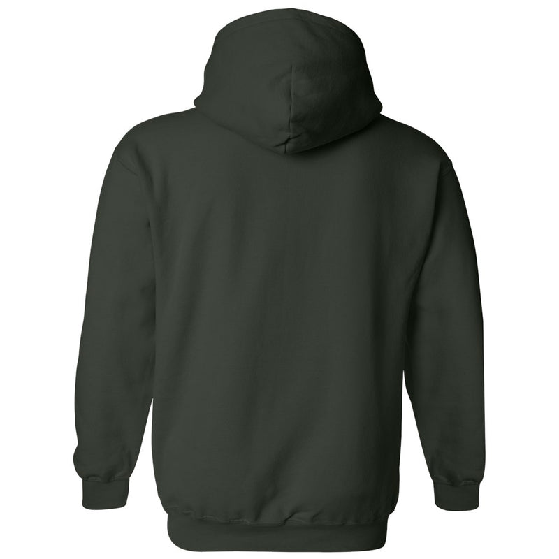 UW-Green Bay Basic Block Hoodie - Forest