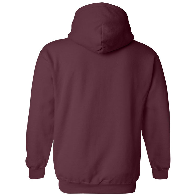 Wisconsin-La Crosse Basic Block Hoodie - Maroon