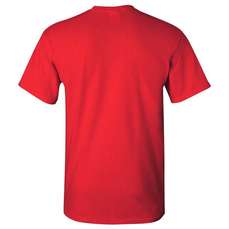 Monmouth College Fighting Scots Basketball Hype Short Sleeve T Shirt - Red