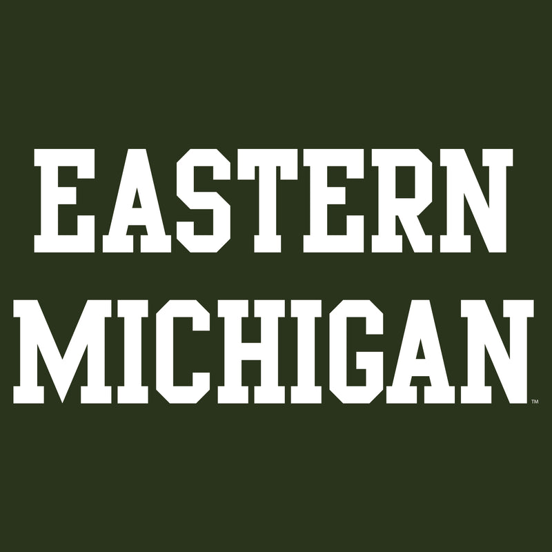 Eastern Michigan University Eagles Basic Block Youth Short Sleeve T Shirt - Forest