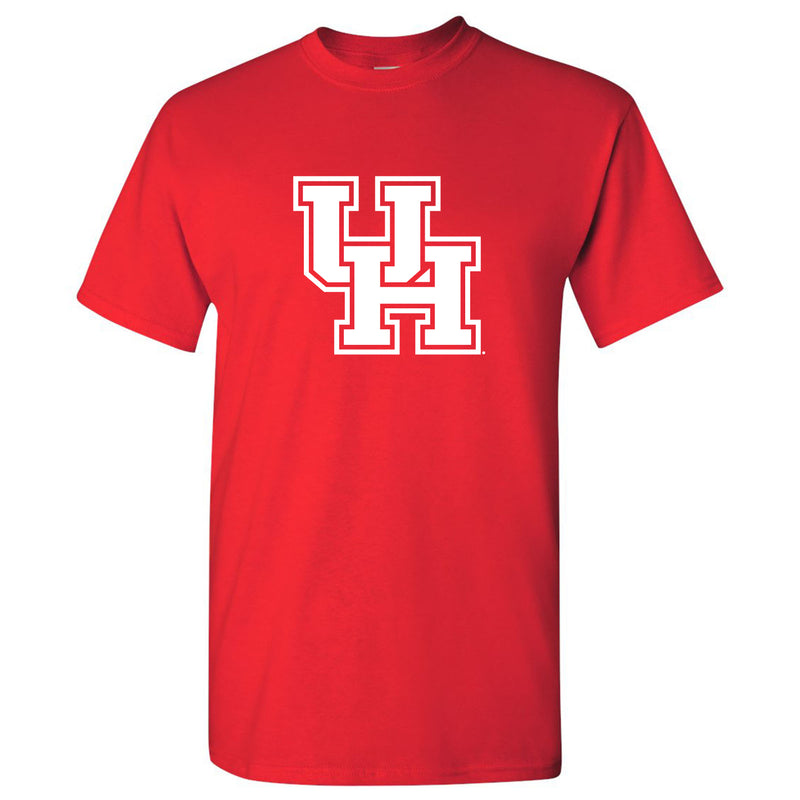 University of Houston Cougars Primary Logo Short Sleeve T Shirt - Red