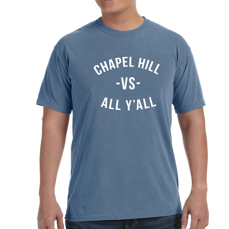 Chapel Hill Vs All Yall Comfort Colors T Shirt - Blue Jean