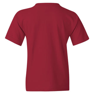 Iowa State University Cyclones Arch Logo Youth Short Sleeve T Shirt - Cardinal