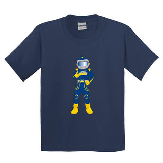 University of Toledo Rockets Youth Rocky Short Sleeve T-Shirt - Navy