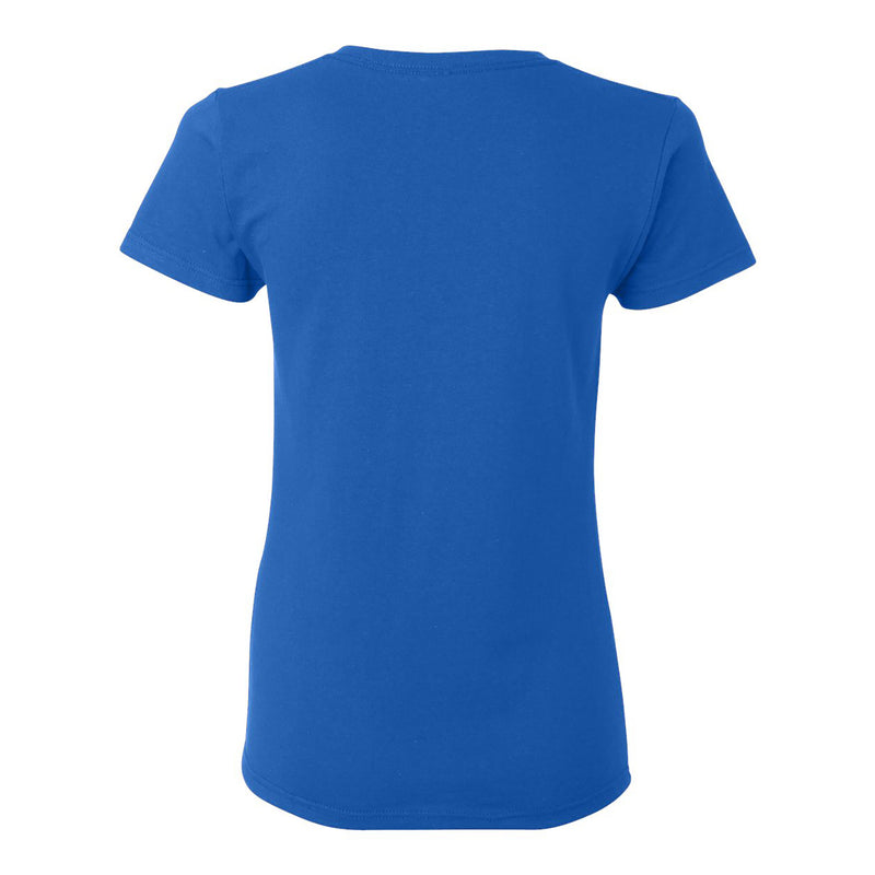 Georgia State University Panthers Arch Logo Women's Short Sleeve T Shirt - Royal