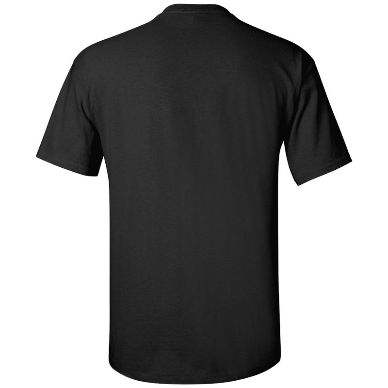 Purdue University Boilermakers Basic Block Dad Basic Sleeve T Shirt - Black