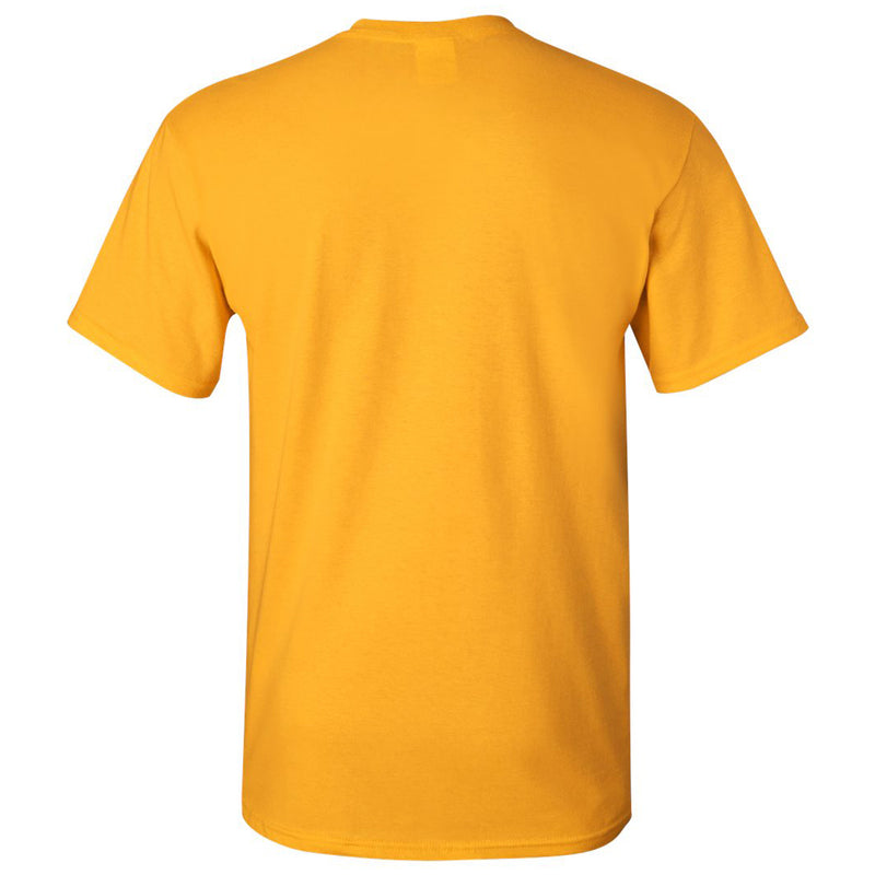 Wayne State University Warriors Basic Block Short Sleeve T-Shirt - Gold