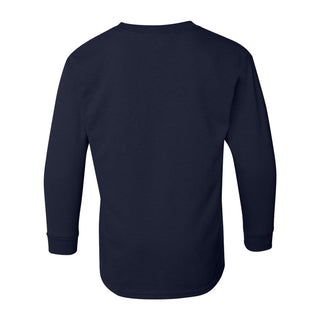 Basic Block University of Michigan Youth Basic Cotton Long Sleeve - Navy