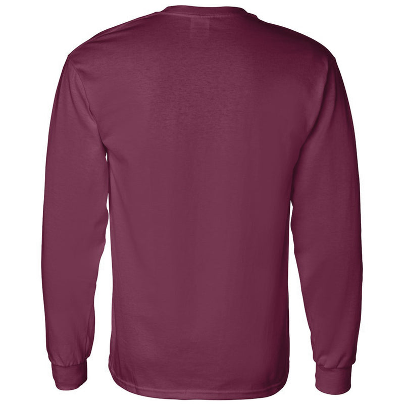 University of Chicago Maroons Basic Block Long Sleeve T-Shirt - Maroon