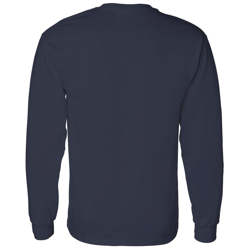 Trinity College Bantams Primary Logo Basic Cotton Long Sleeve T Shirt - Navy