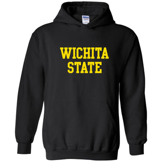 Wichita State University Shockers Basic Block Heavy Blend Hoodie - Black