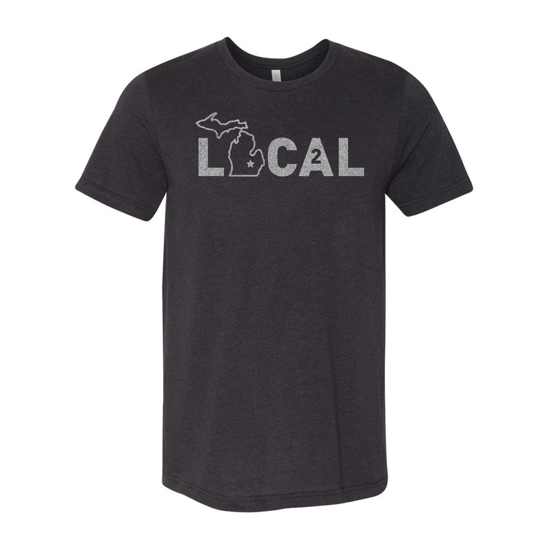 Ann Arbor Local T-Shirt - Black Heather Triblend