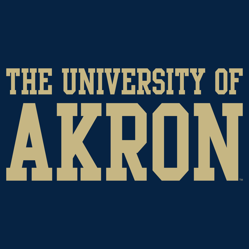 Akron Zips Basic Block Tank Top - Navy