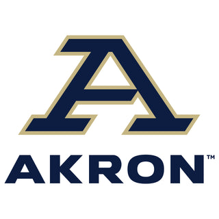 Akron Zips Primary Logo Women's T Shirt - White