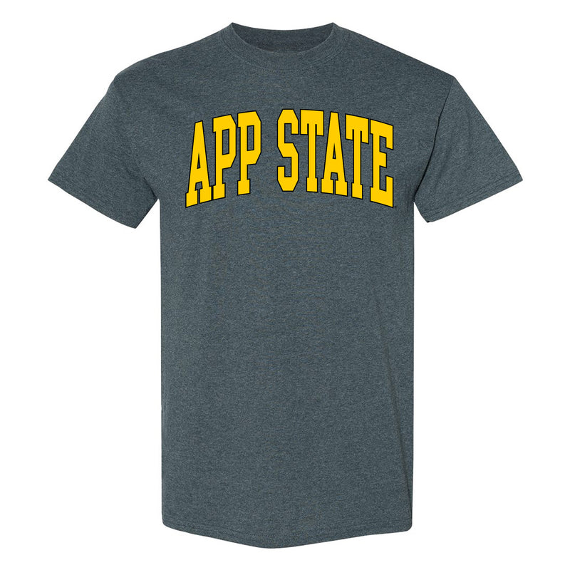 App State Mountaineers Mega Arch T-Shirt - Dark Heather