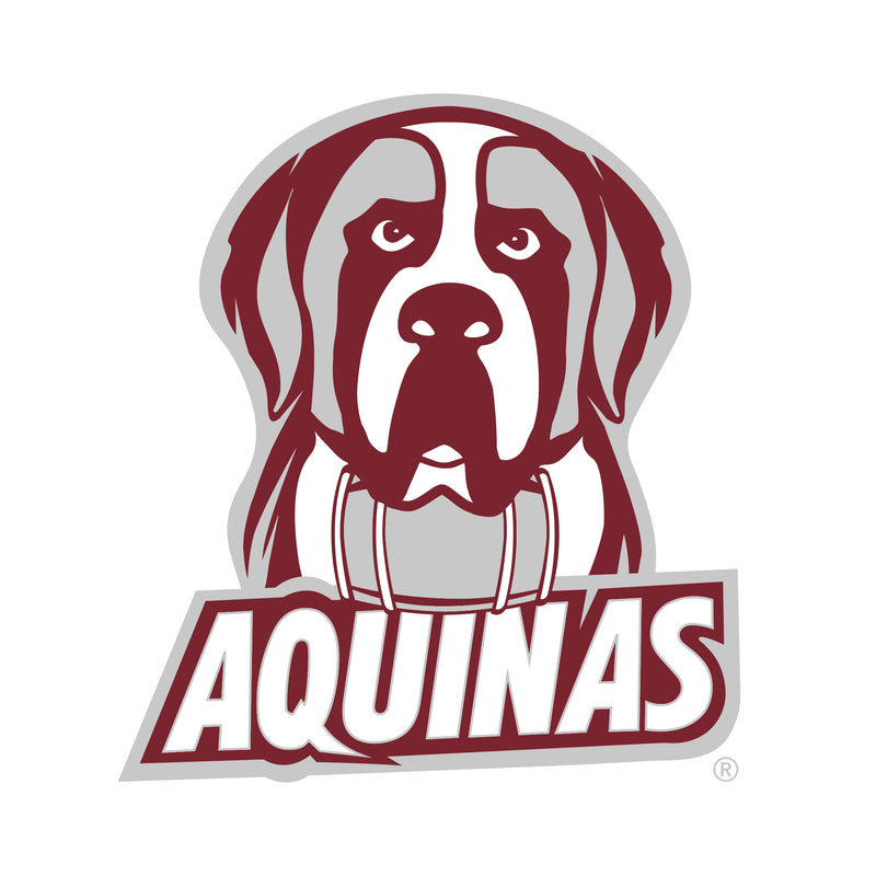 Aquinas College Saints Primary Logo Basic Cotton Womens Short Sleeve T Shirt - White