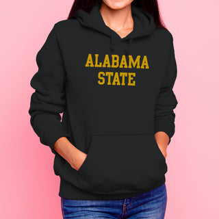 Alabama State University Hornets Basic Block Heavy Blend Hoodie - Black